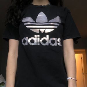 Adidas rose gold tree foil shirt